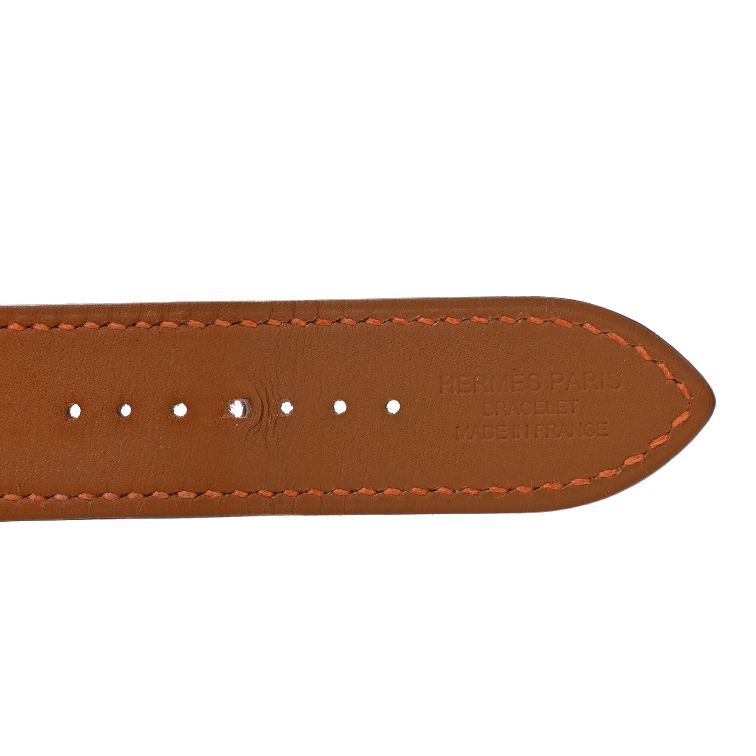 Hermes Epsom 44mm Apple Watch Single Tour Band Feu 3 of 4