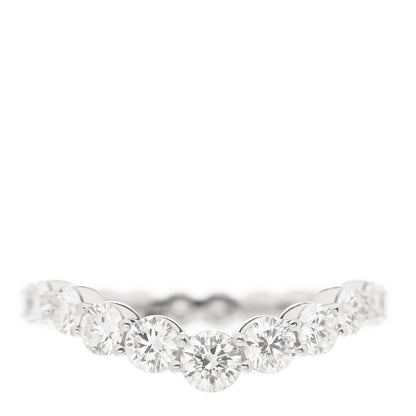 Harry Winston Platinum Diamond Truly Wedding Band Ring 50 5.5 1 of 5
