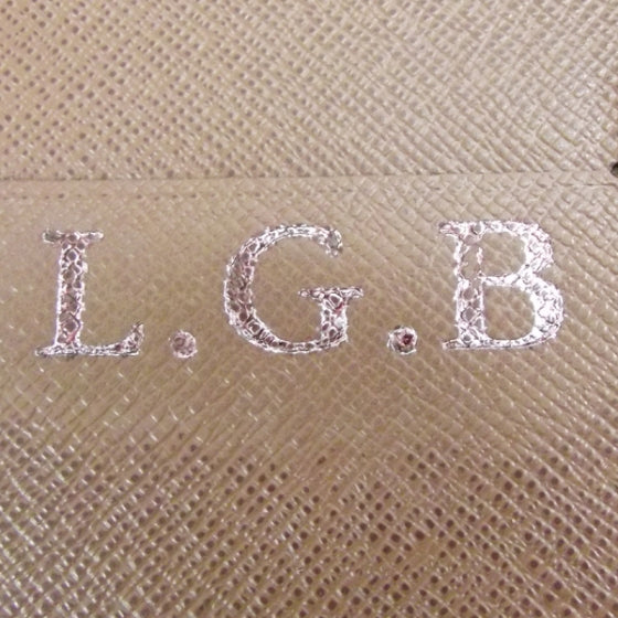 Monogram Pocket Agenda Cover