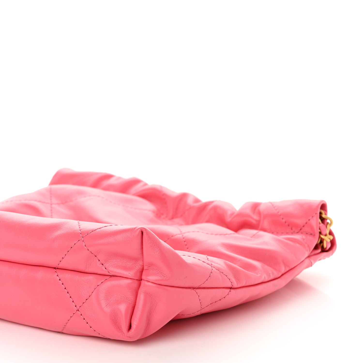 Chanel Shiny Calfskin Quilted Mini Chanel 22 Rose 10 of 10