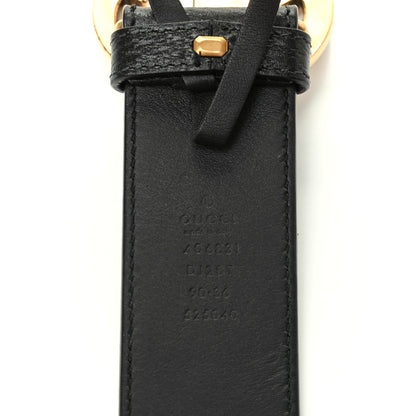 Gucci Textured Calfskin Double G 40mm Belt 90 36 Black 5 of 8