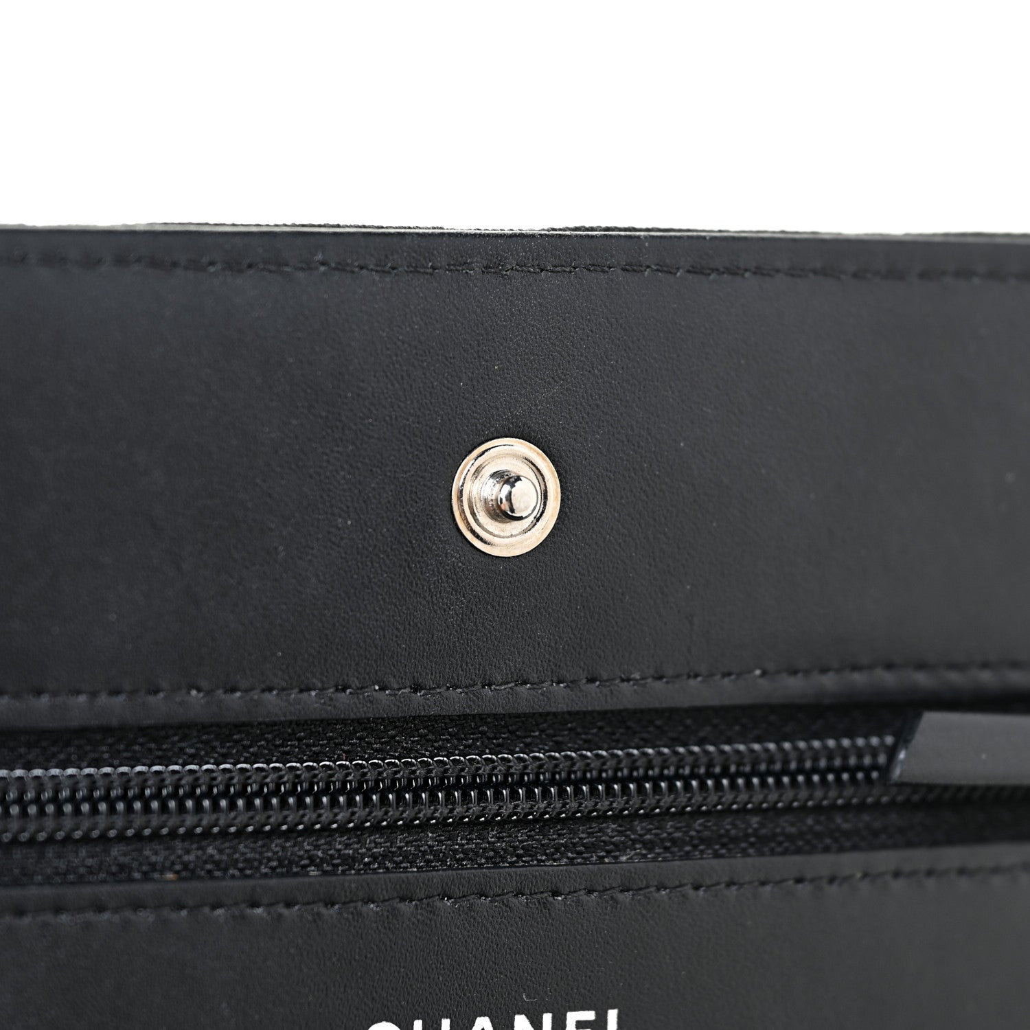 Chanel Jersey Quilted Reissue Wallet On Chain WOC Black 15 of 18