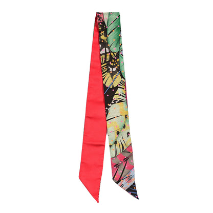 Hermes Silk Plumetis Twilly Rose 2 of 3