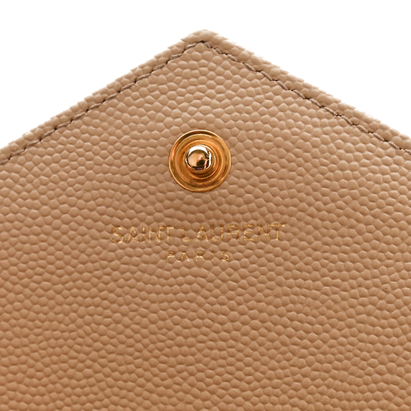 Grain De Poudre Matelasse Chevron Monogram Chain Wallet Nude Powder