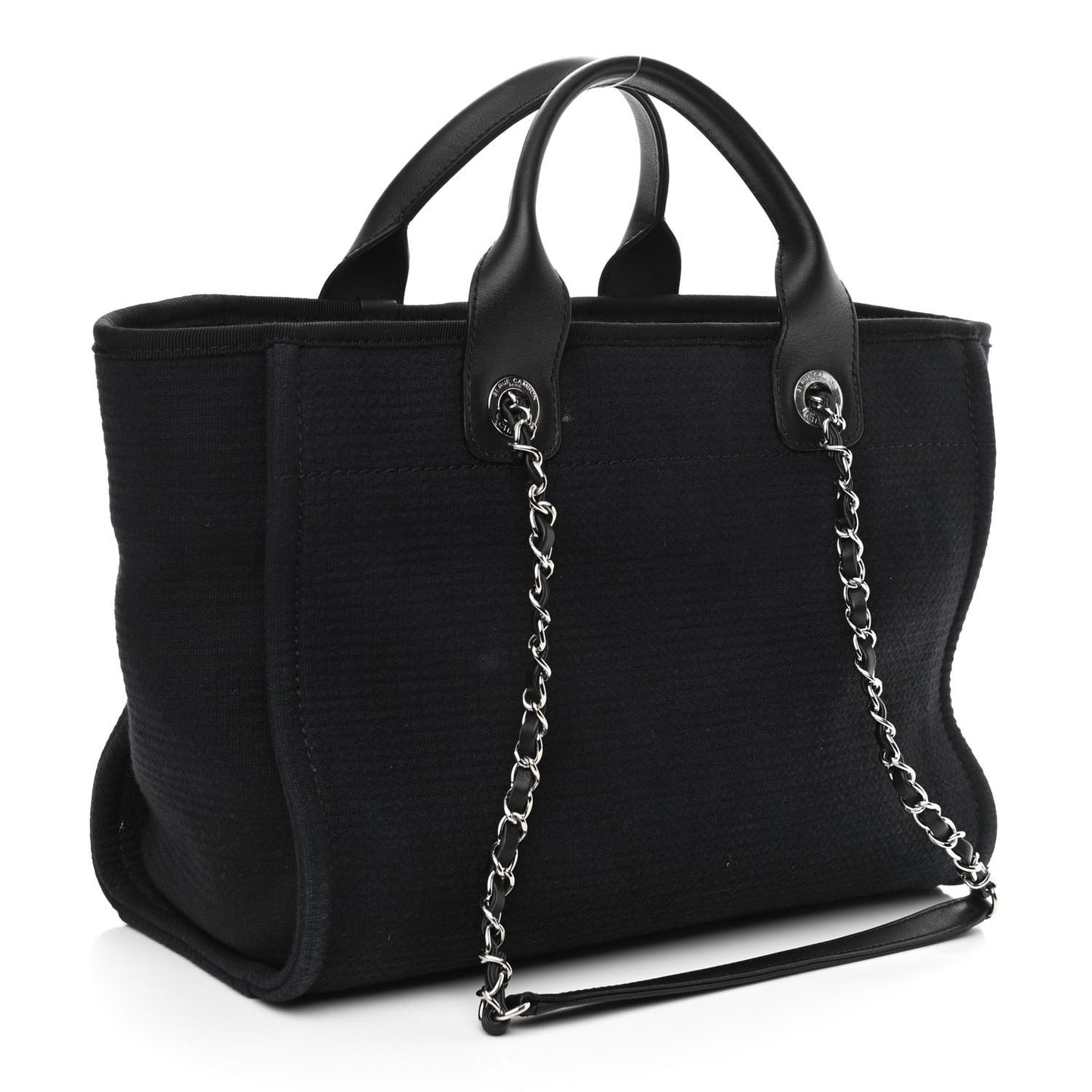 Mixed Fibers Small Deauville Tote Black