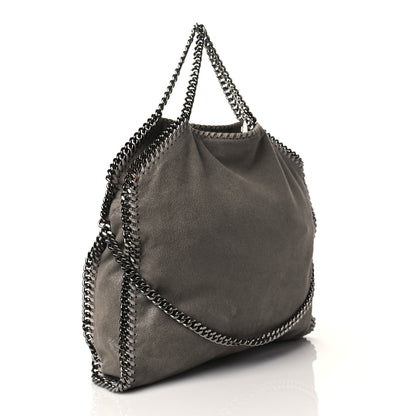 Stella McCartney Shaggy Deer Small Falabella Fold Over Tote Light Grey 2 of 9