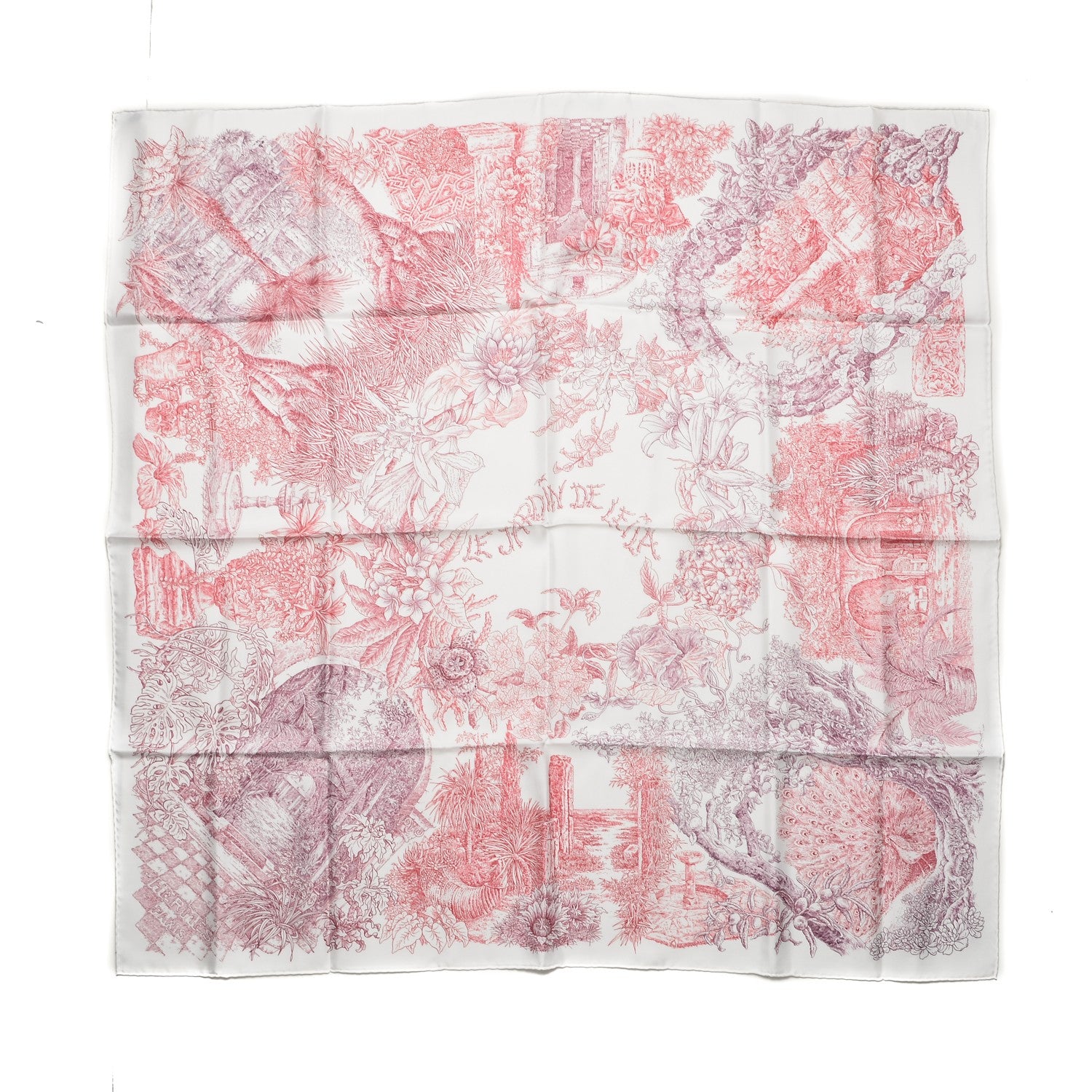 Hermes Silk Le Jardin de Leila Scarf 90 1 of 6