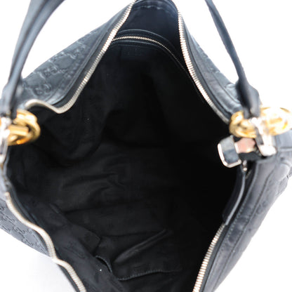 Gucci Guccissima Large GG Twins Hobo Black 5 of 7
