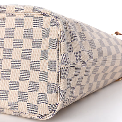 Louis Vuitton Damier Azur Neo Neverfull MM Rose Ballerine 13 of 16