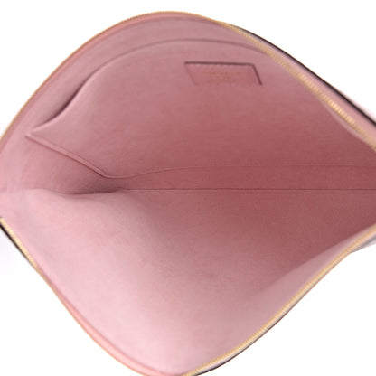 Louis Vuitton Damier Ebene Daily Pouch Rose Poudre 5 of 10