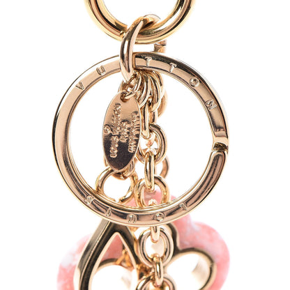 Louis Vuitton Colorline Bag Charm Key Holder Pink Glitter 4 of 5