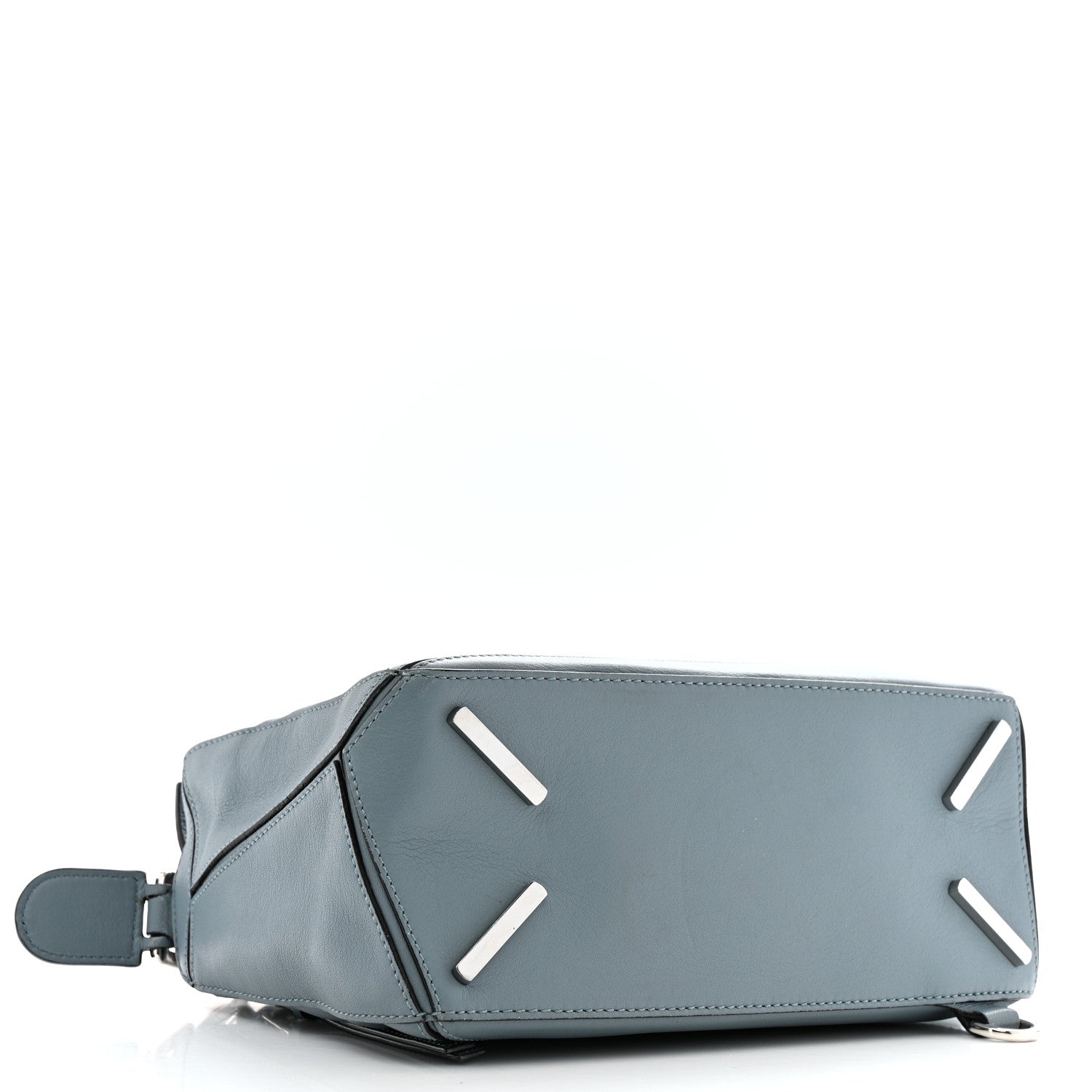 Loewe Calfskin Small Puzzle Bag Stone Blue 4 of 14