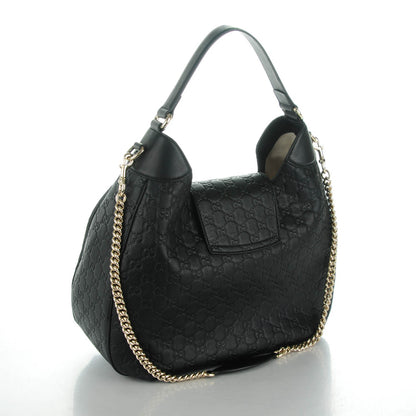 Gucci Guccissima Medium Emily Hobo Black 3 of 7
