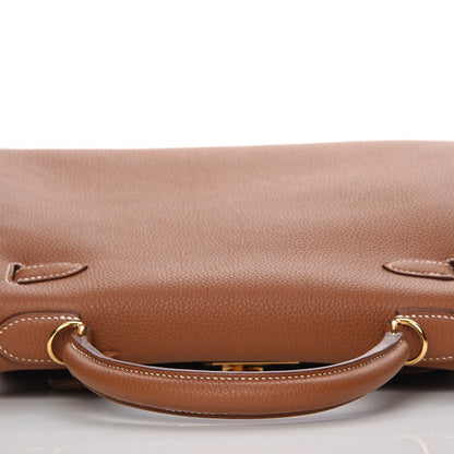 Hermes Togo Kelly Retourne 28 Gold 11 of 30