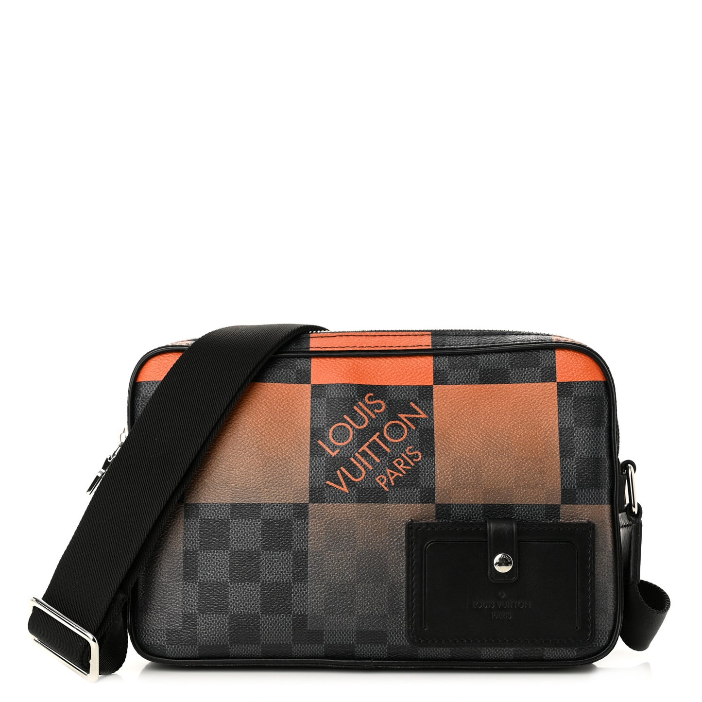 Giant Damier Graphite Alpha Messenger Bag Orange