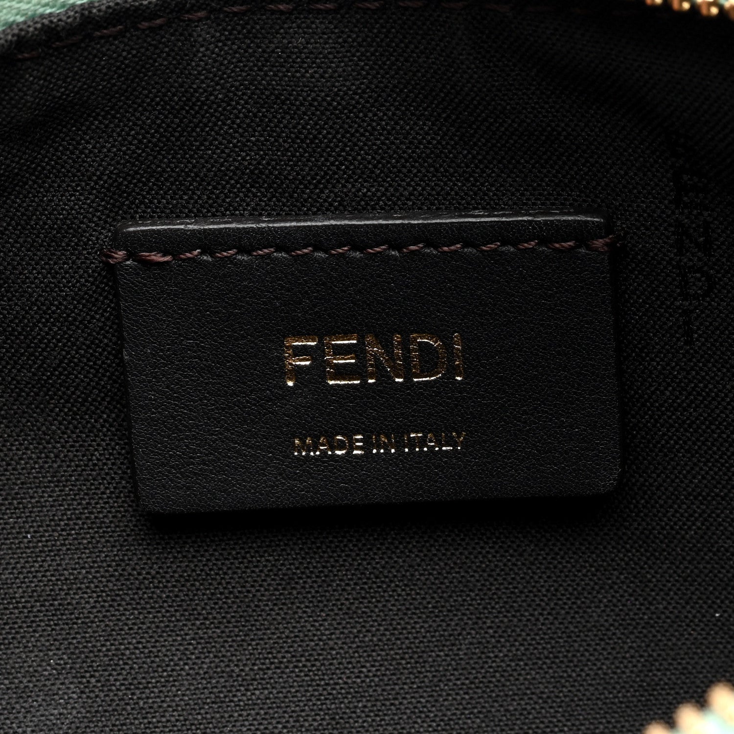 Fendi Vitello Grace Matte Small Fendigraphy Hobo Bag Menta 6 of 10