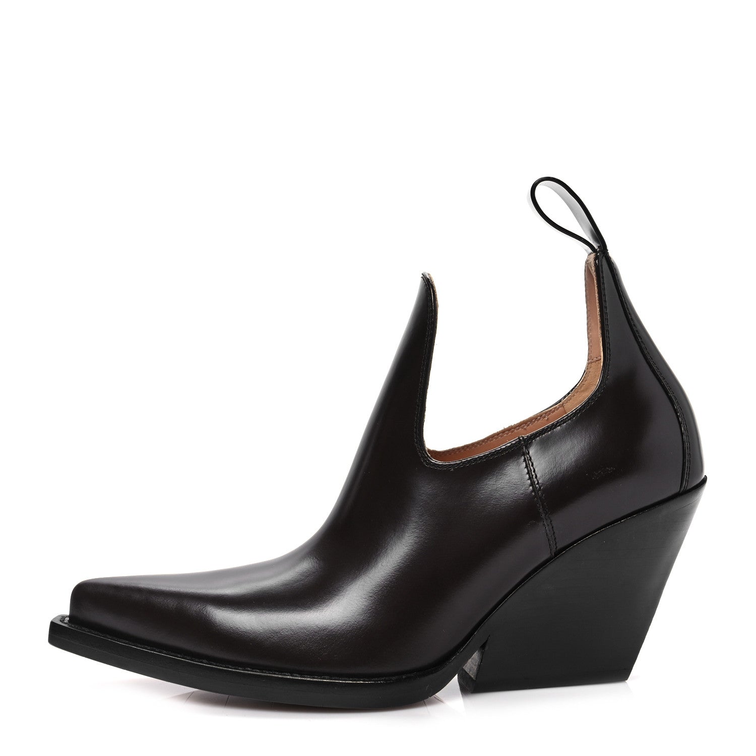 Bottega Veneta Calfskin Lean Ankle Boots 36 Fondente 1 of 7