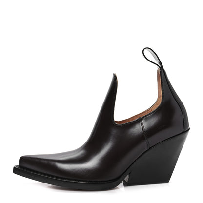 Bottega Veneta Calfskin Lean Ankle Boots 36 Fondente 1 of 7