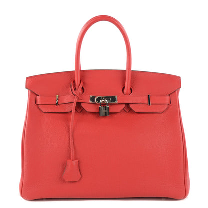 Hermes Togo Birkin 35 Rouge Casaque 1 of 22