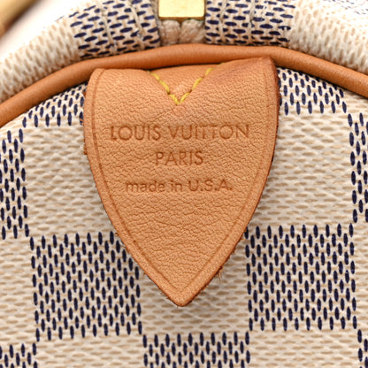 Louis Vuitton Damier Azur Speedy 30 6 of 12