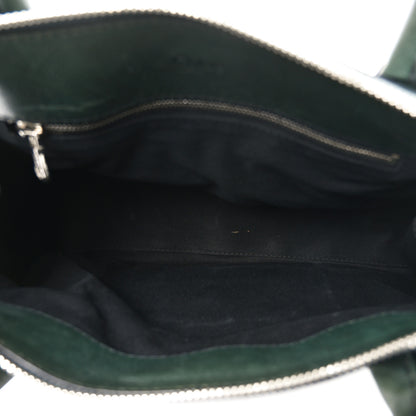Chloe Shiny Tanned Calfskin Edith Satchel Deep Khaki 5 of 10