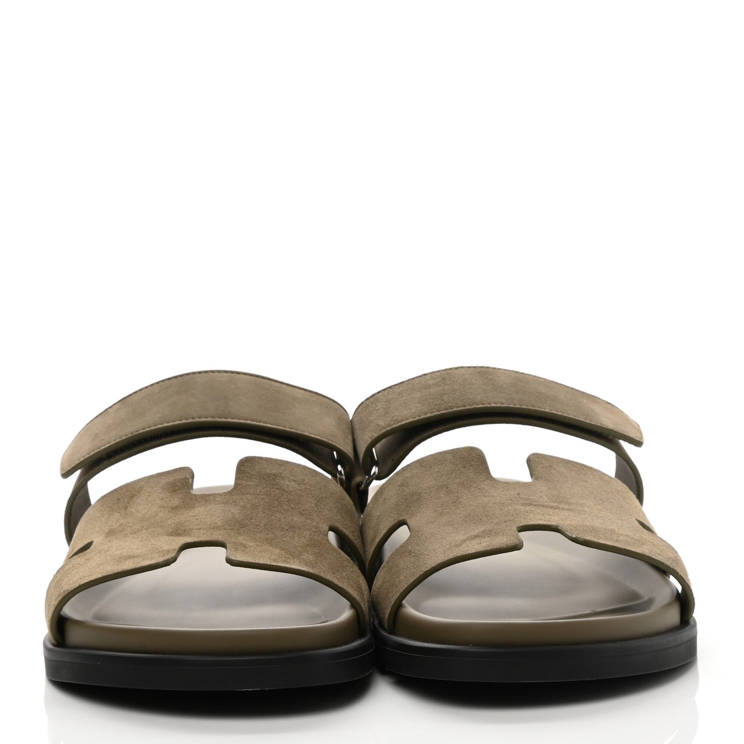 Suede Goatskin Chypre Sandals 44 Beige Sable