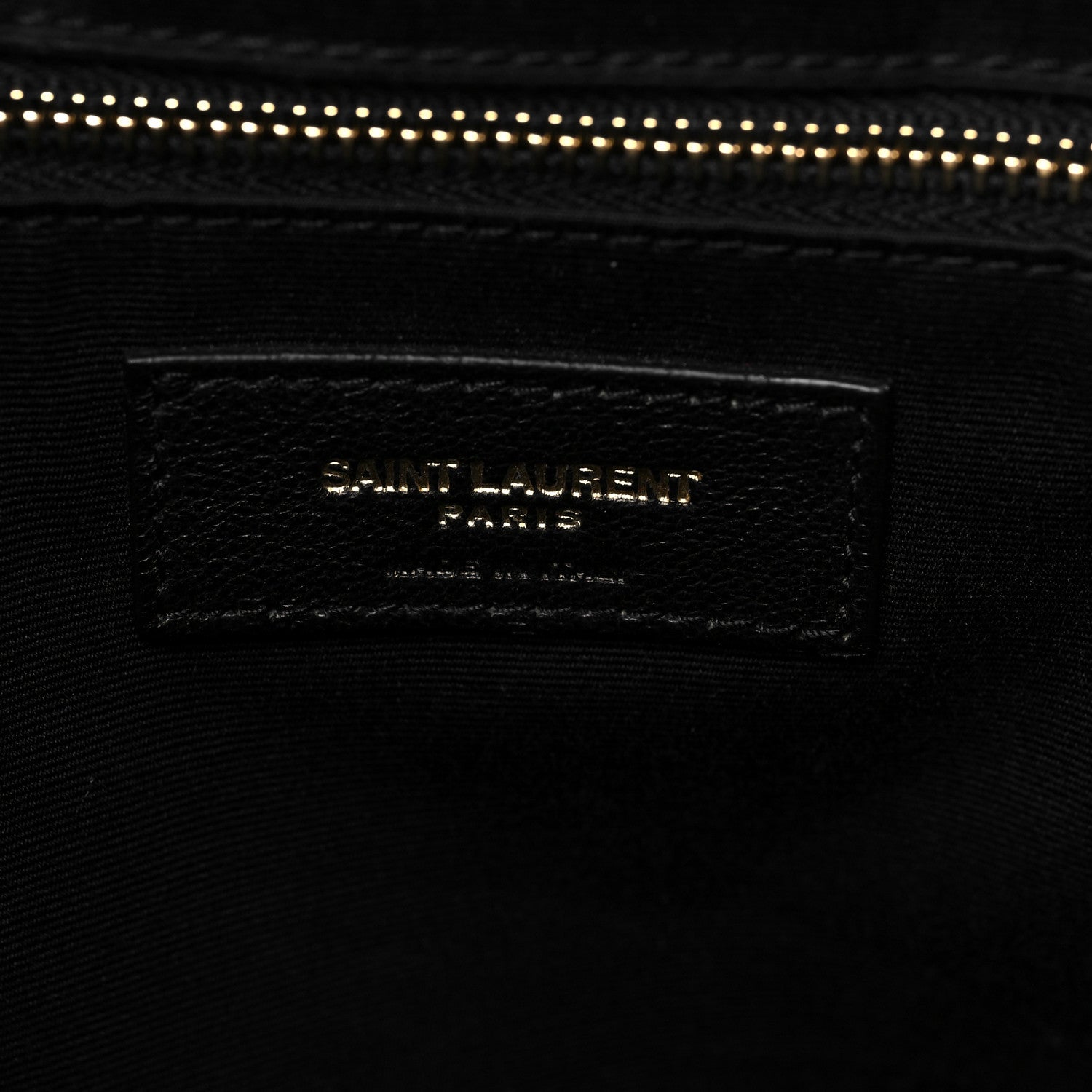Saint Laurent Calfskin Y Quilted Monogram Large Loulou Shopper Black 6 of 8