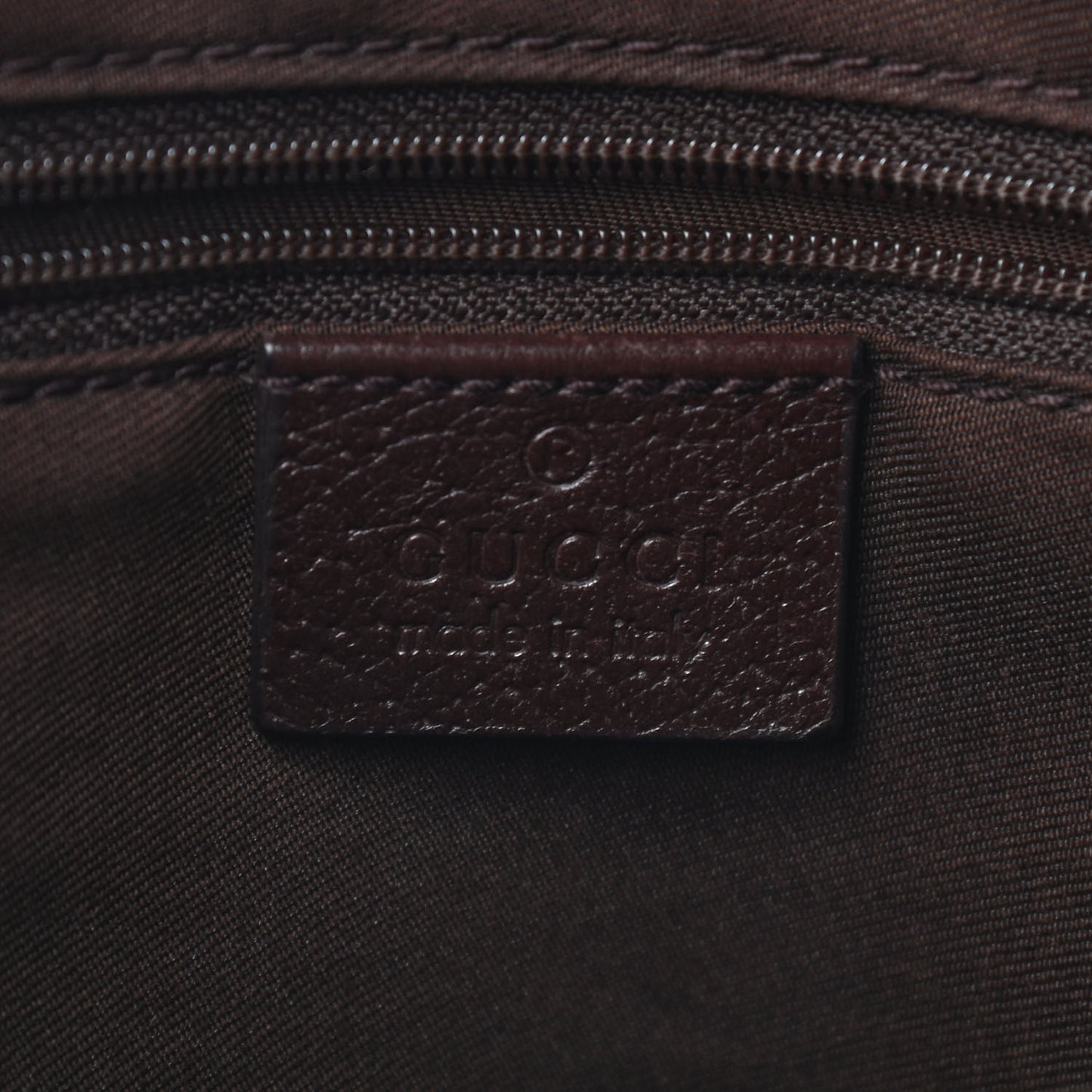 Monogram Medium Abbey Tote Dark Brown