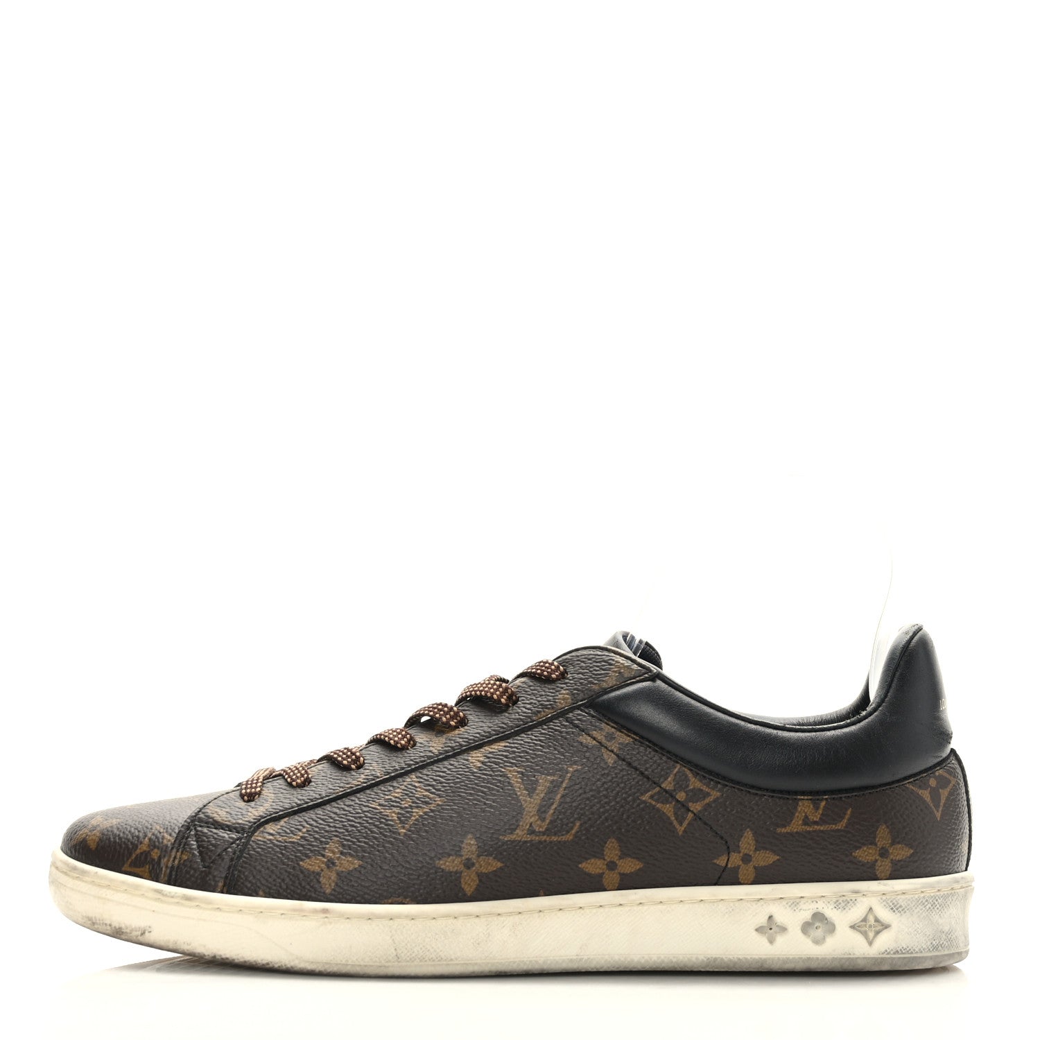 Louis Vuitton Calfskin Monogram Mens Luxembourg Sneakers 8 1 of 11