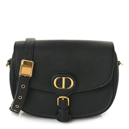 Christian Dior Grained Calfskin Medium Bobby Flap Black 1 of 10