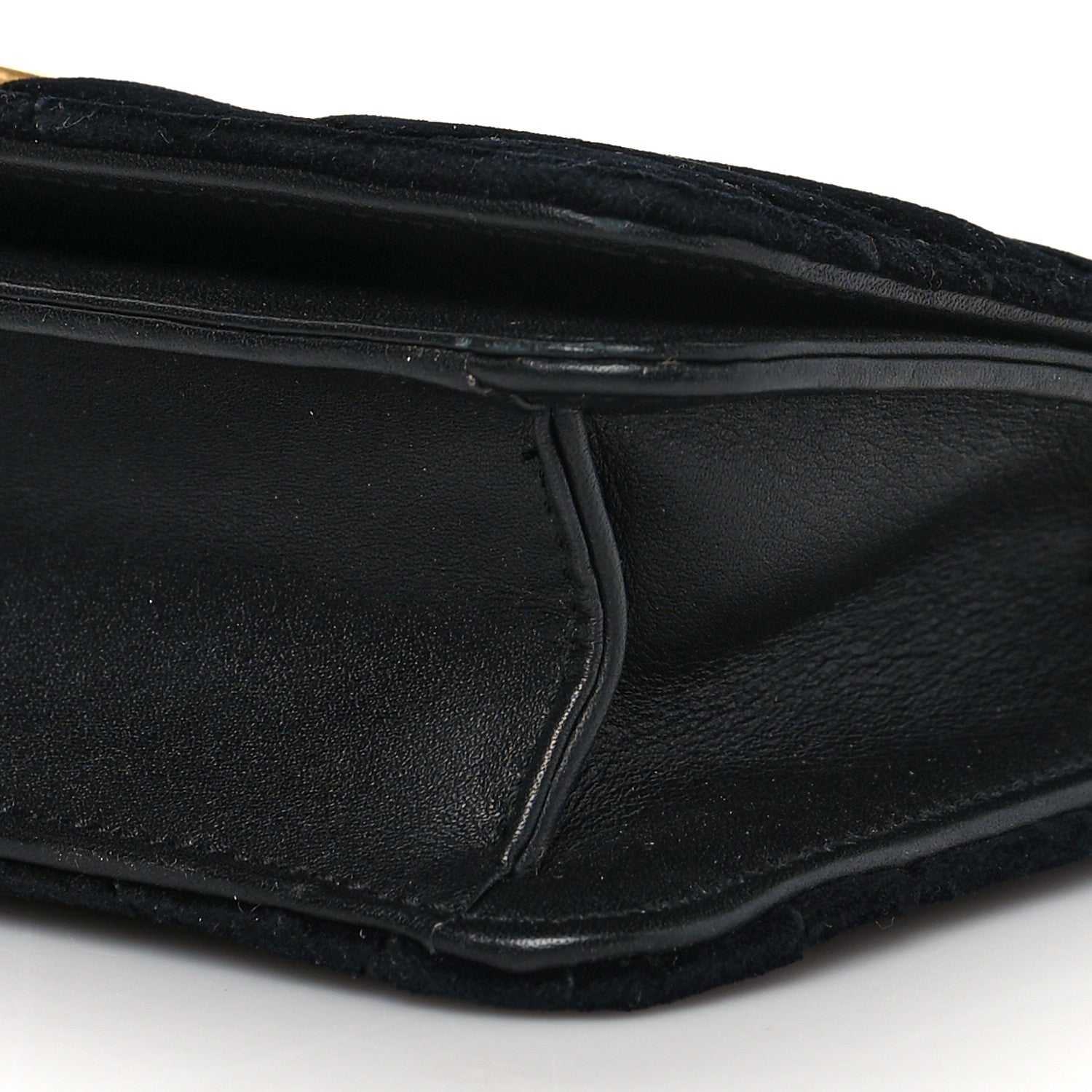 Gucci Velvet Matelasse GG Marmont Mini Bag Black 8 of 9