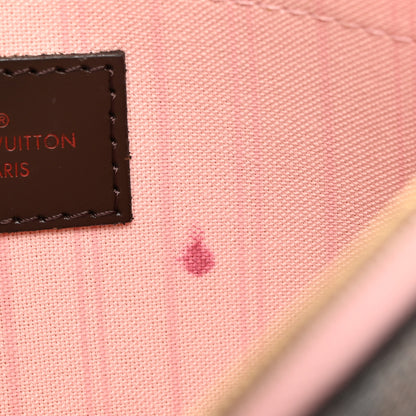 Louis Vuitton Damier Ebene Neverfull MM GM Pochette Rose Ballerine 8 of 8