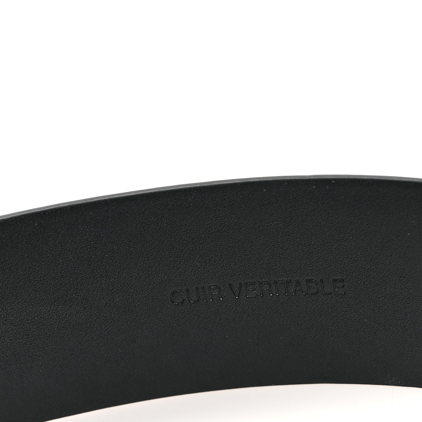 Calfskin CC Chain Belt 85 34 Black