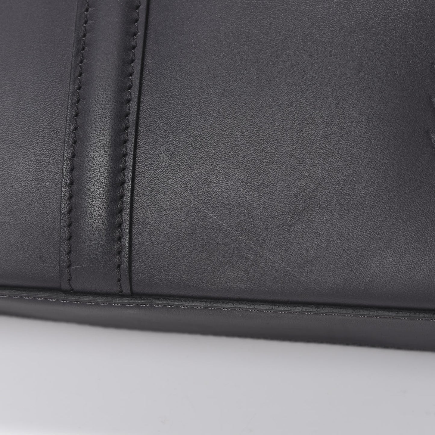 Cuir Ombre Porte-Documents Voyage Bandouliere Anthracite