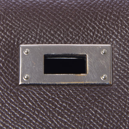 Hermes Epsom Kelly Sellier 32 Chocolate 24 of 33