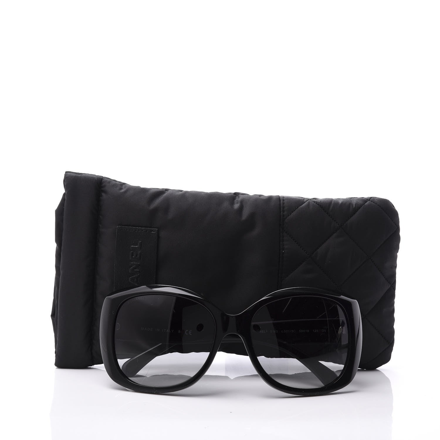 Chanel CC Sunglasses 5183 Black 8 of 8