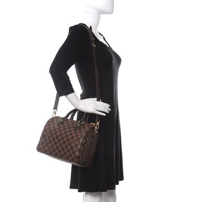Louis Vuitton Damier Ebene Speedy Bandouliere 25 2 of 11