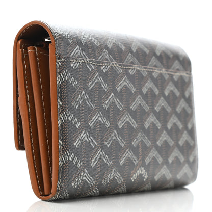 Goyard Goyardine Varenne Long Wallet Black Gold 3 of 7