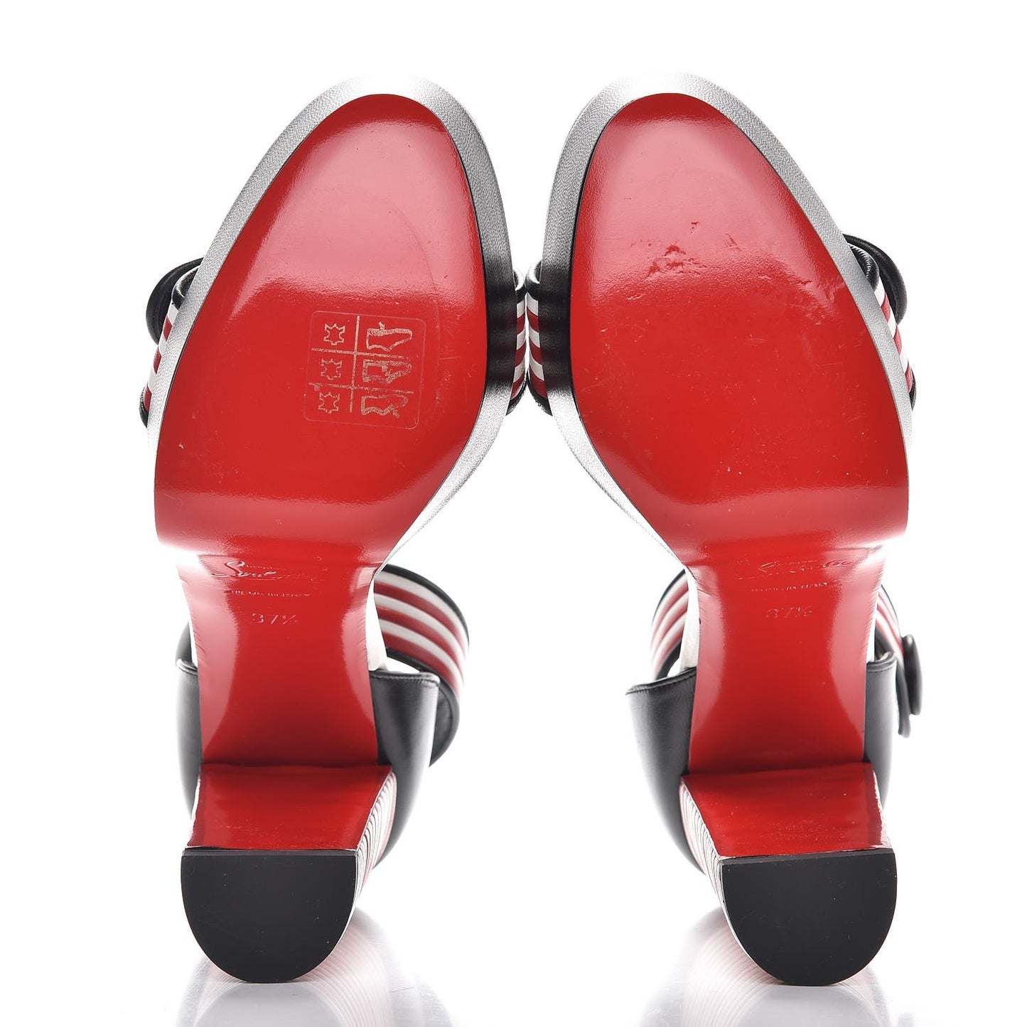 Shiny Nappa Barabonbon 120 Ankle Strap Pump Rougissime