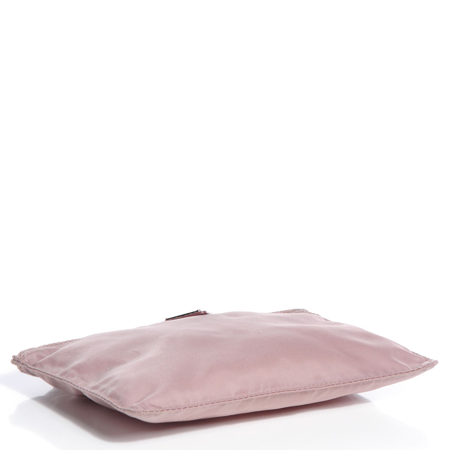 Prada Nylon Vela Flat Cosmetic Pouch Mughetto 4 of 7