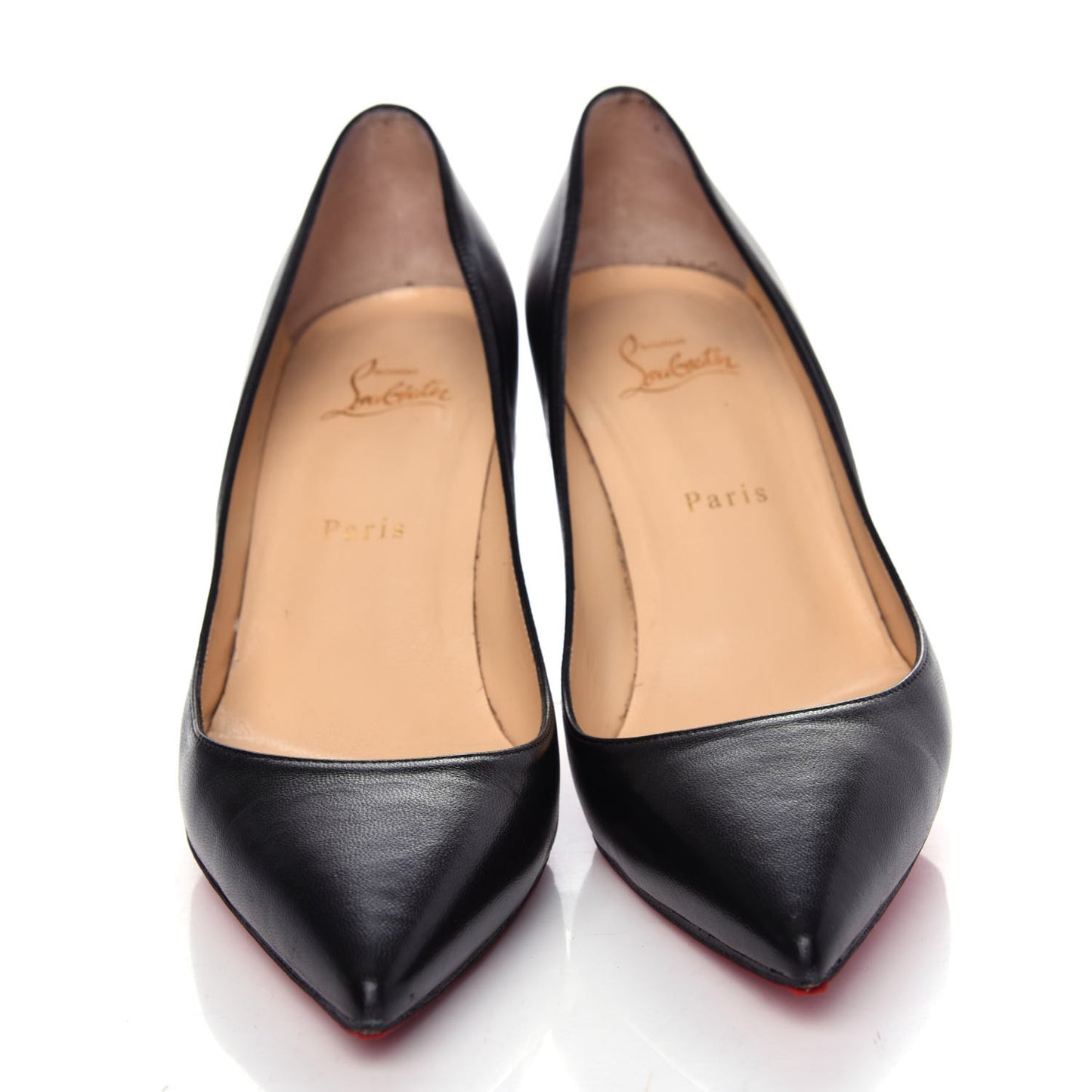 Shiny Nappa Decollete 554 70 Pumps 39.5 Black