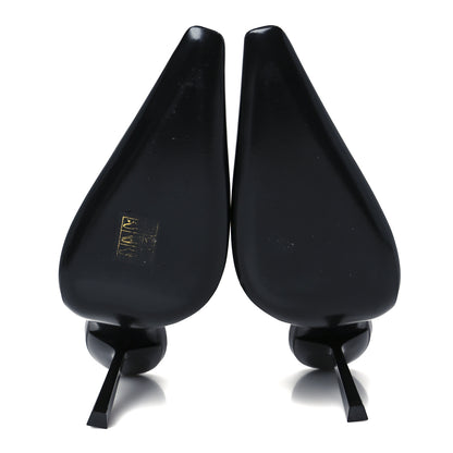 Saint Laurent Patent Madame 115mm Slingback Pumps 38.5 Black 6 of 10
