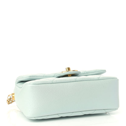 Chanel Iridescent Caviar Quilted Mini My Perfect Flap Light Green 4 of 9