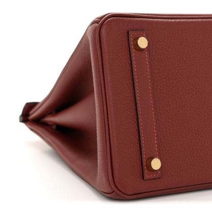Hermes Togo Birkin 30 Rouge H 9 of 11
