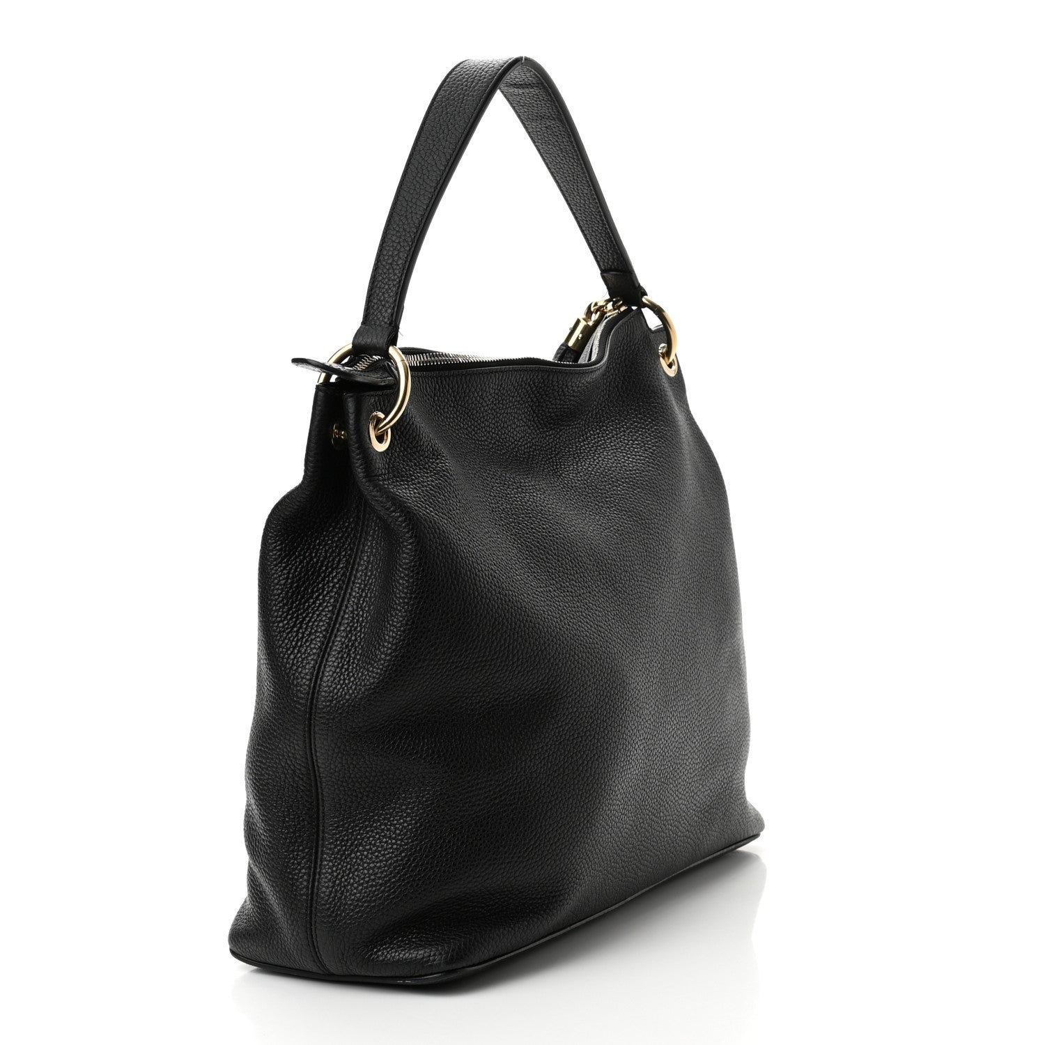Gucci Pebbled Calfskin Large Soho Hobo Black 3 of 10