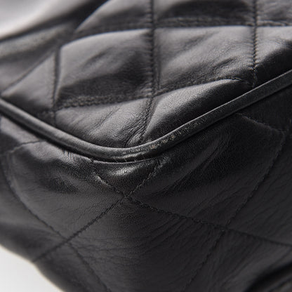 Chanel Lambskin Quilted Shoulder Bag Black 10 of 16