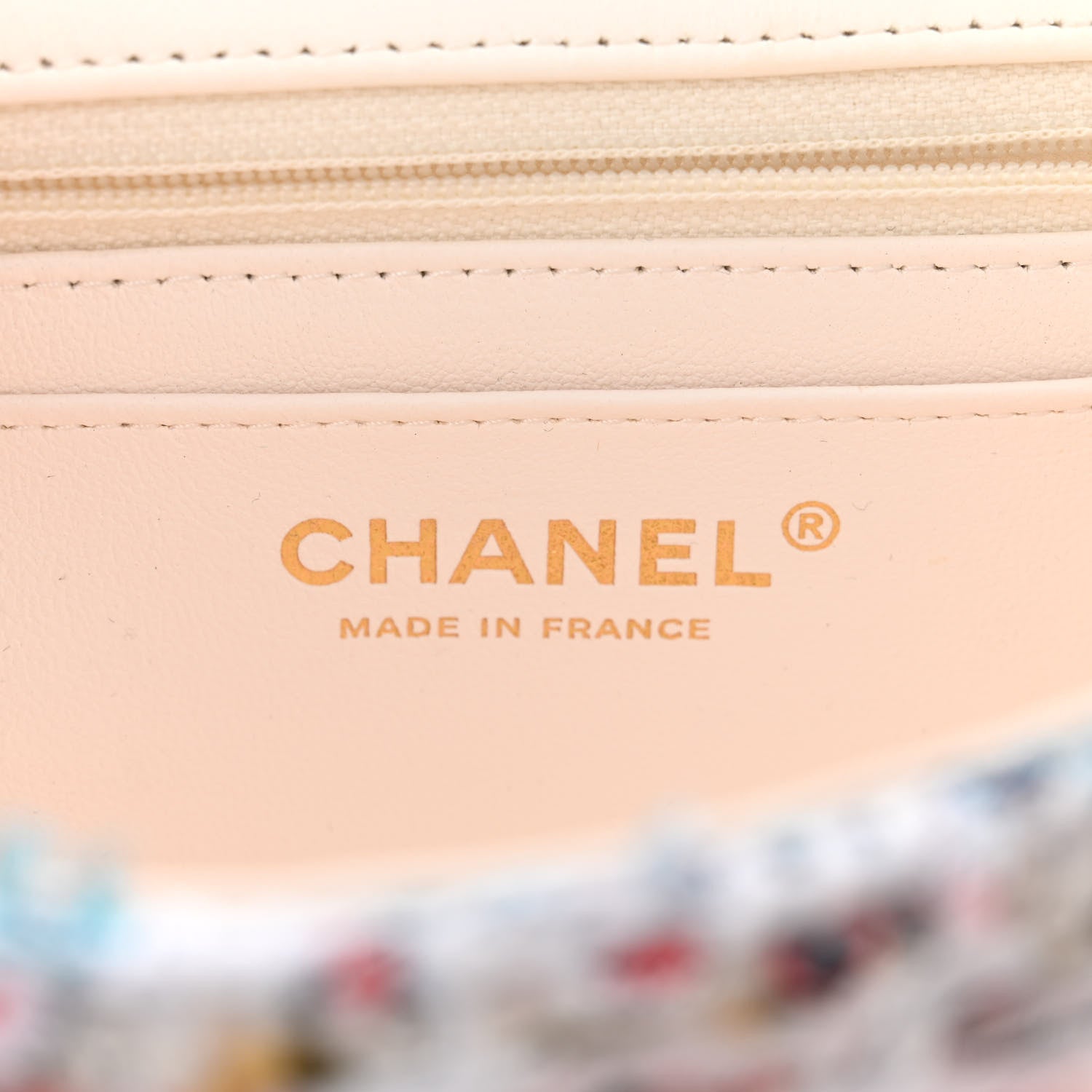 Chanel Tweed Quilted Mini Rectangular Flap Ecru Pink Blue Green 6 of 11