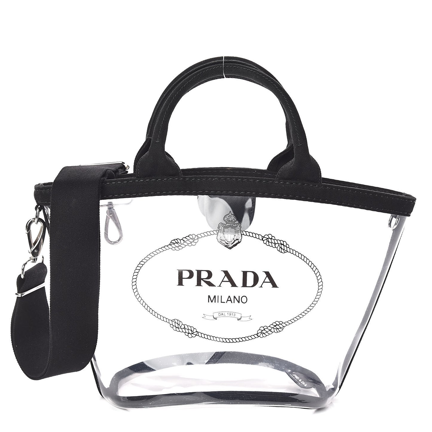 Plexiglass Canapa Small Shopper Tote Black