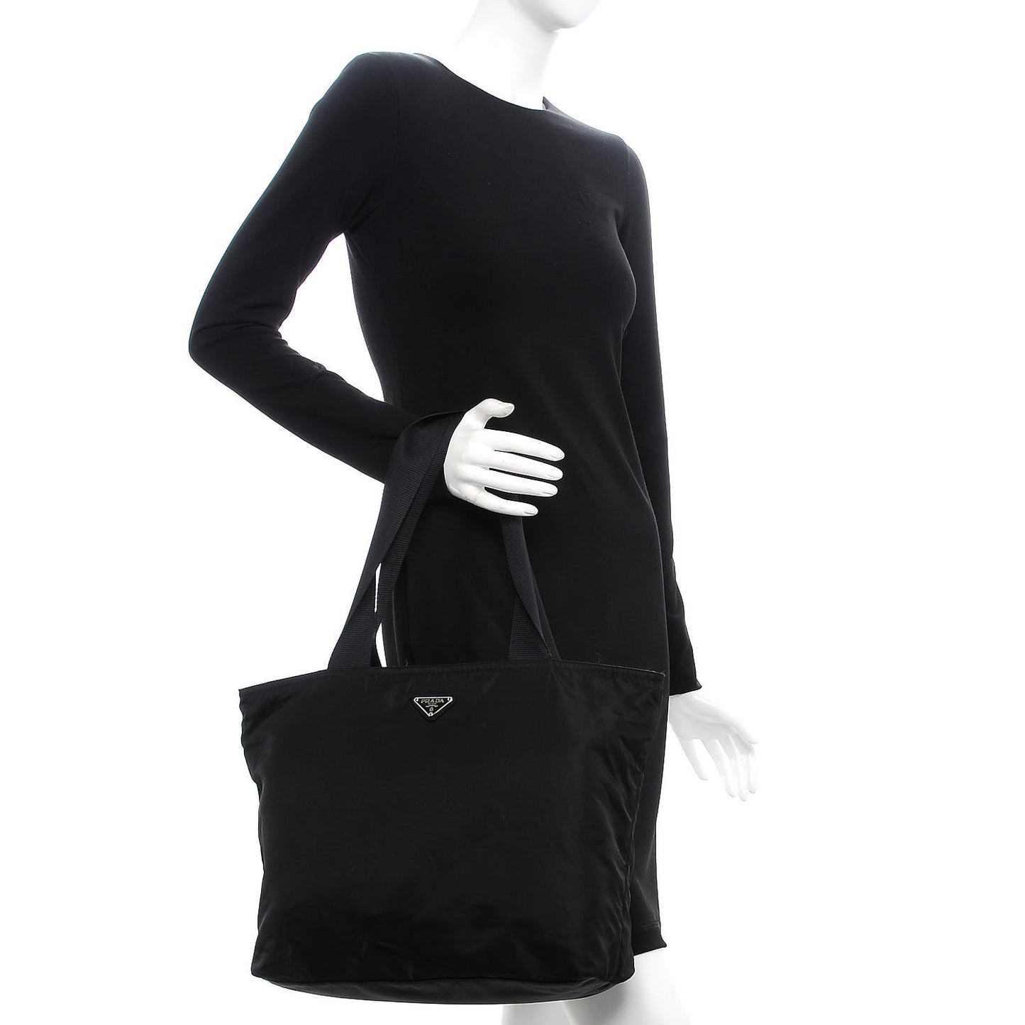 Tessuto Nylon Tote Black