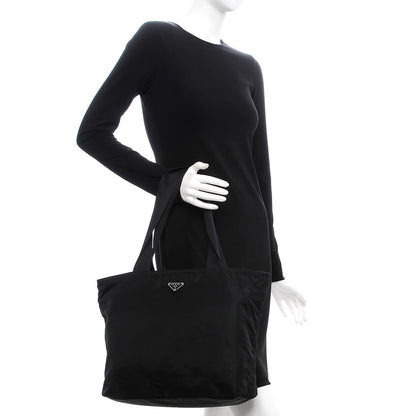 Prada Tessuto Nylon Tote Black 2 of 10